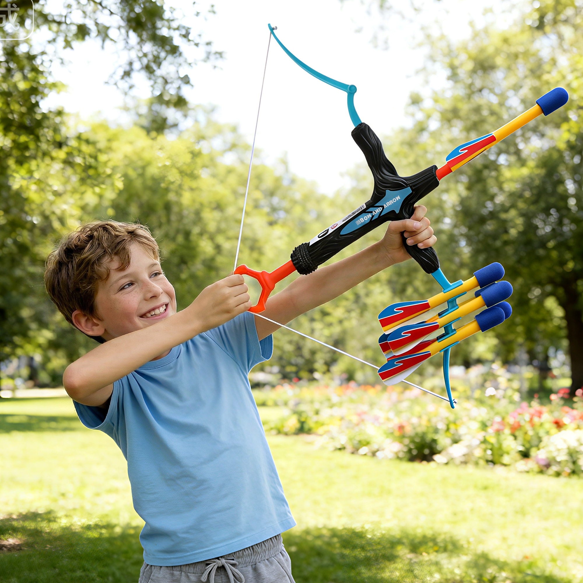 Keezi Kids Bow and Arrow Set Outdoor Sport Game Archery Toys 6 Arrows Children Gifts